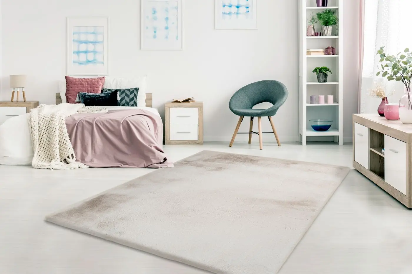 Teppich Heaven 160 x 230 cm beige