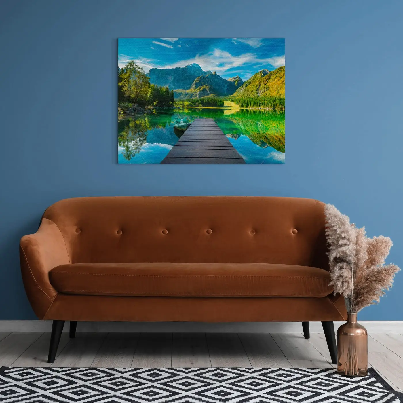 Leinwandbild Banff 85 x 113 cm