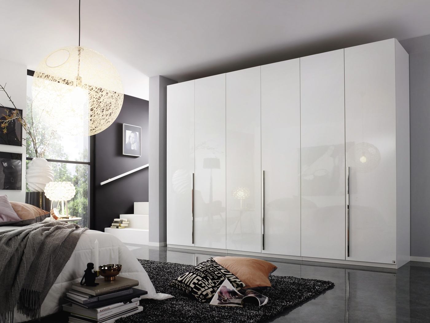 Drehtürenschrank Montclar-Extra in weiß