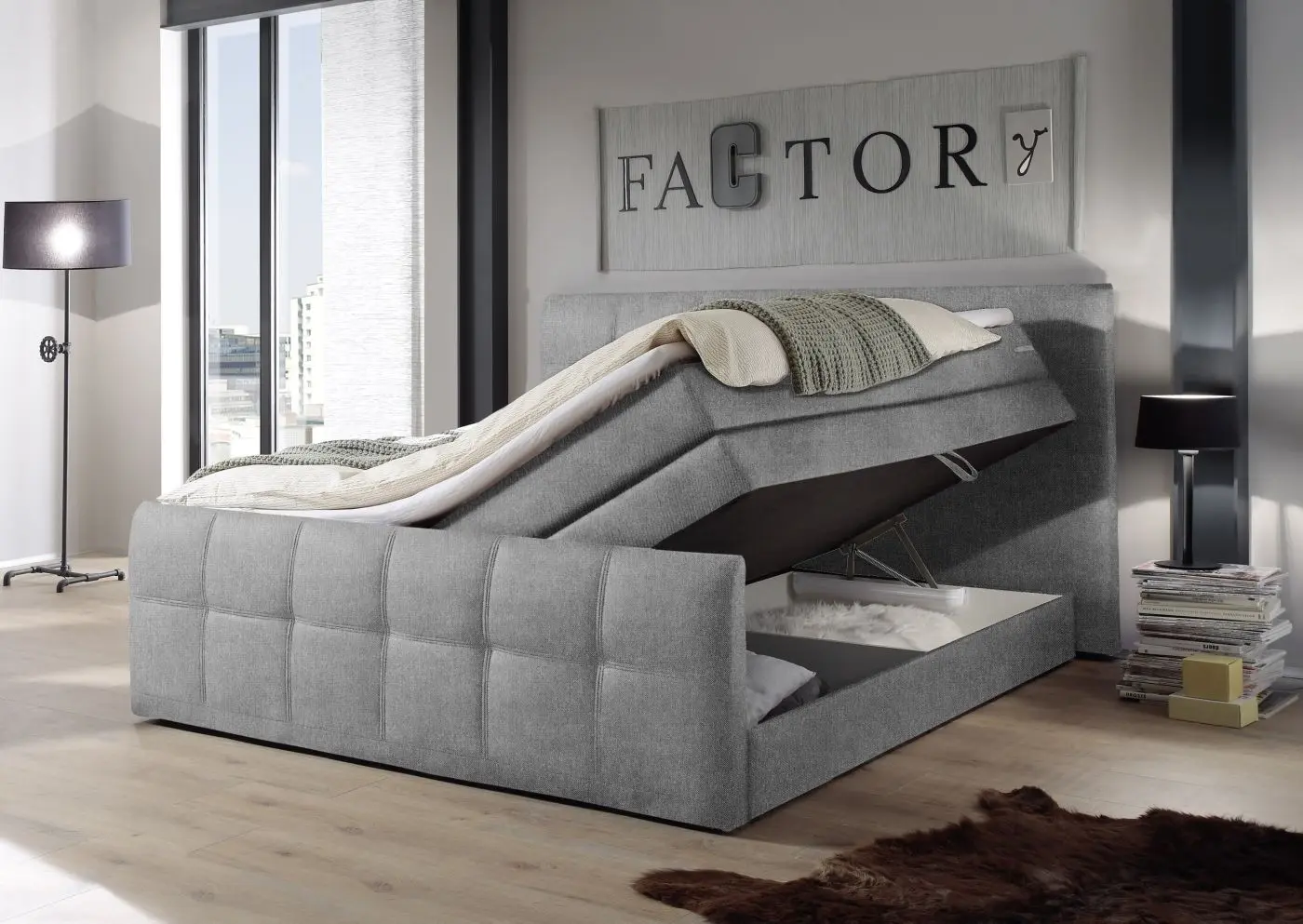 Boxspringbett Alberta 180 x 200 cm