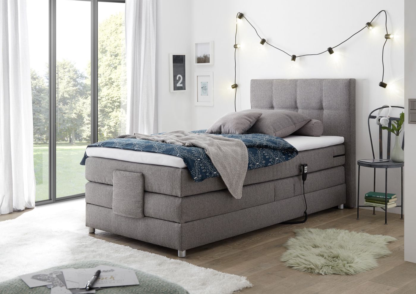 Boxspringbett Manolo 100 x 200 cm
