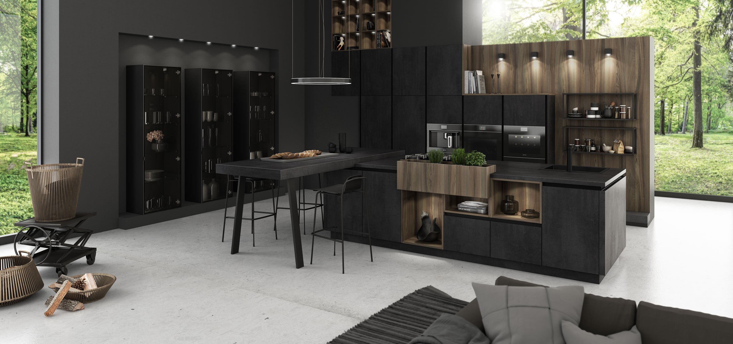 Artego Küchen Delta Front Beton Infinity