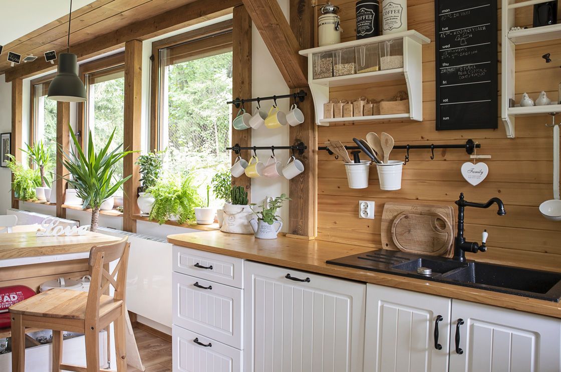 Landhaus Beispiel Küche Weiß